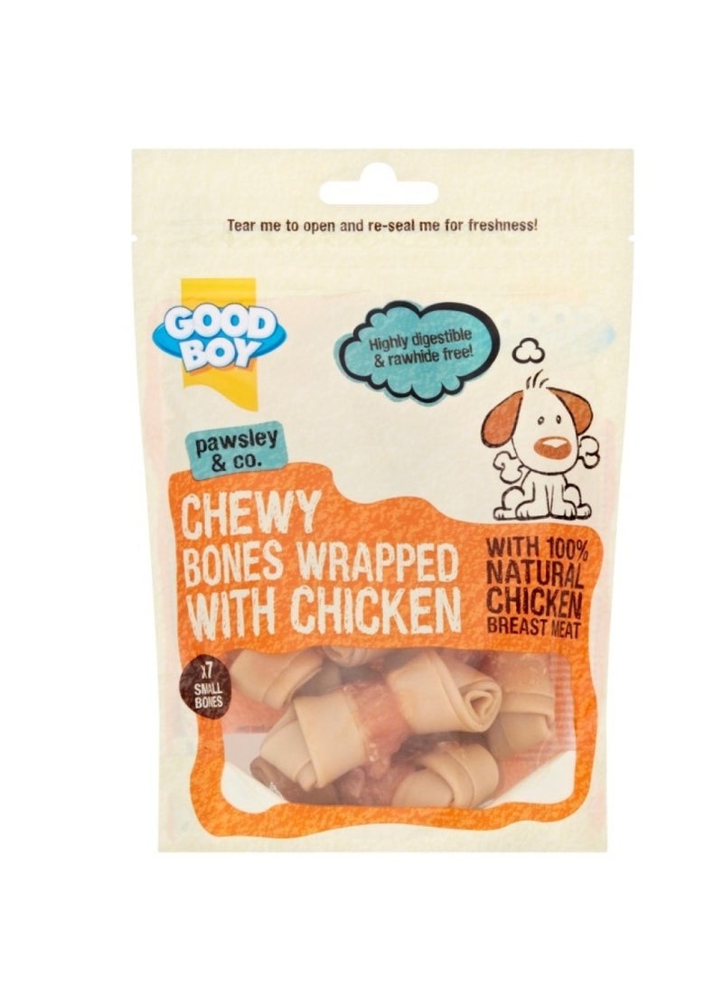 Good Boy Dog Treat - Chicken Wrap Bone - Mini - 7pcs