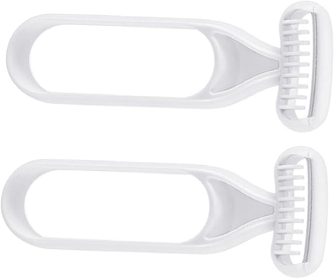 Portable Body Hair Trimmer for Women Safe Gentle Underarm Legs Sensitive Areas Travel Friendly Grey - Image 1