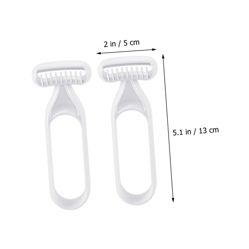Portable Body Hair Trimmer for Women Safe Gentle Underarm Legs Sensitive Areas Travel Friendly Grey - Image 3