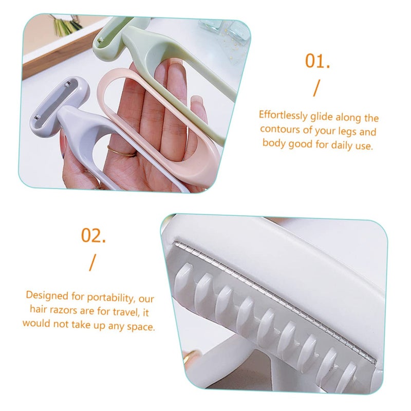 Portable Body Hair Trimmer for Women Safe Gentle Underarm Legs Sensitive Areas Travel Friendly Grey - Image 4