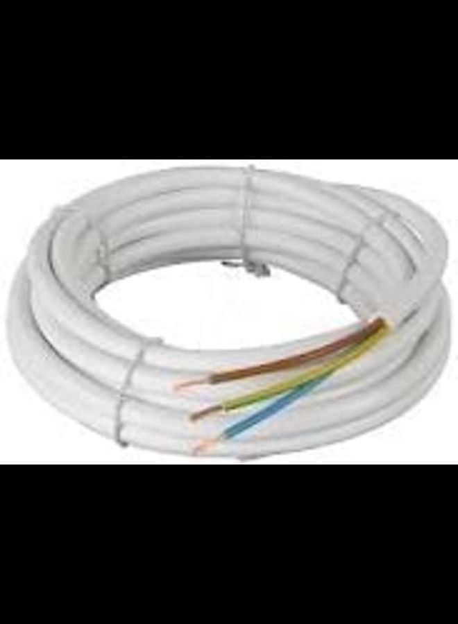 عباسلي سلك الطاقة الكهربائية البلاستيكية المرنة 3 أسلاك التمديد الأساسية الأسلاك النحاسية - Image 1