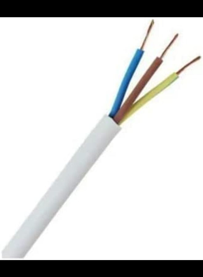 عباسلي سلك الطاقة الكهربائية البلاستيكية المرنة 3 أسلاك التمديد الأساسية الأسلاك النحاسية - Image 3