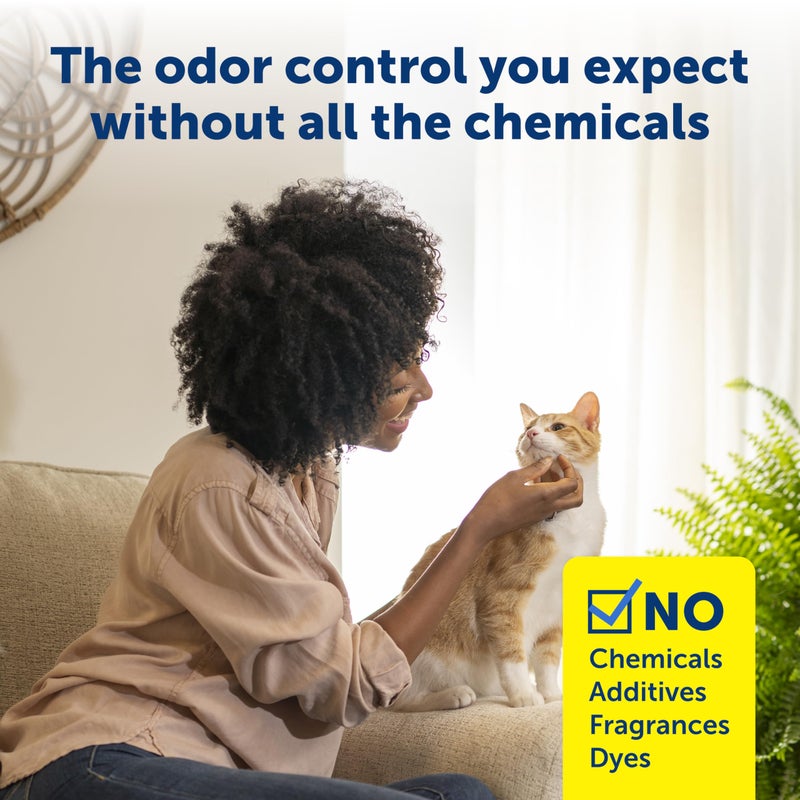 PetSafe ScoopFree Premium Fragrance-Free Natural Cat Litter - Long-Lasting Litter - High Absorbency & Low-Tracking Design - Non-Clumping Pebbles - 8 lb Bag - Image 2