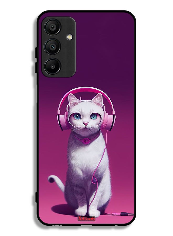 Tolwak غطاء حماية سامسونج جالاكسي A15 5G مع قطة لطيفة - Image 1