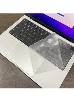 Generic Transparent Silicone Keyboard Cover Skin for MacBook Air 13.6 Inch A2681 M2 Chip/MacBook Pro 14 Inch Model A2442 M1 Pro/Max & MacBook Pro 16 Inch Model A2485 M1 Pro Max Chip US Layout  - Image 5
