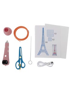 Thoraya 3D Printing Pen for Kids Teens Adults 5W ABS Low Temperature Printing 3D Pen Set with Stencil Guide for DIY Drawing  - Image 1