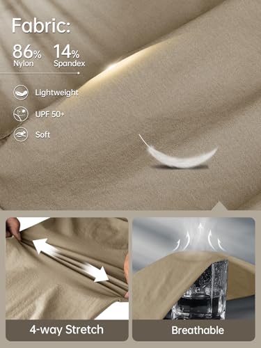 FREE SOLDIER Men's Outdoor Cargo Hiking Pants with Belt Lightweight Waterproof Quick Dry Tactical Pants Nylon Spandex (Mud 34W/32L) - Image 3