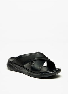 Le Confort صندل رجالي سهل الارتداء بحزام متقاطع  - Image 3