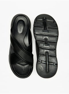 Le Confort صندل رجالي سهل الارتداء بحزام متقاطع  - Image 5