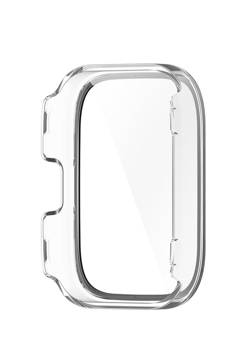 Generic - Compatible with Amazfit Bip5 Unity PC + Tempered Glass to Protect the Screen Anti/Fall All/Inclusive Watch Compatible with Amazfit Bip5 Unity (Transparent) - Image 1