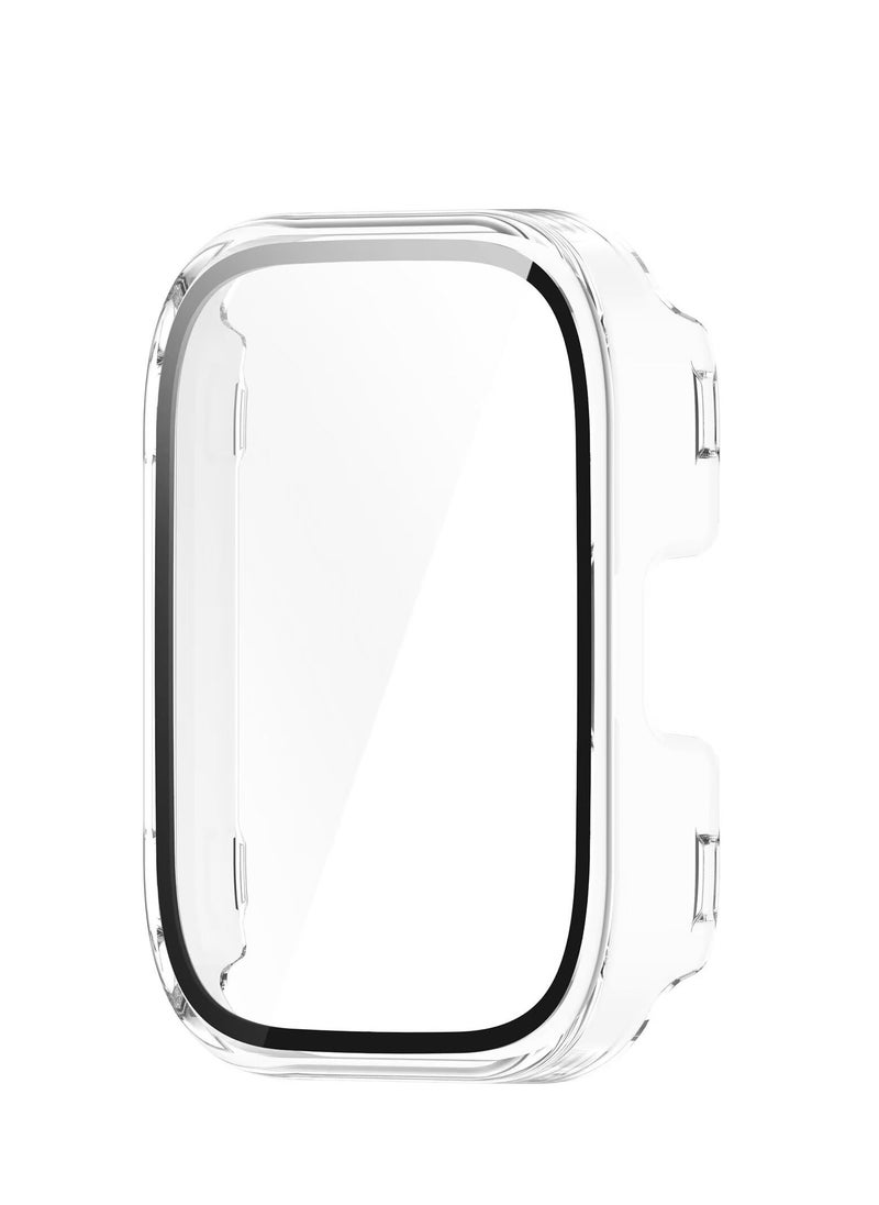 Generic - Compatible with Amazfit Bip5 Unity PC + Tempered Glass to Protect the Screen Anti/Fall All/Inclusive Watch Compatible with Amazfit Bip5 Unity (Transparent) - Image 1
