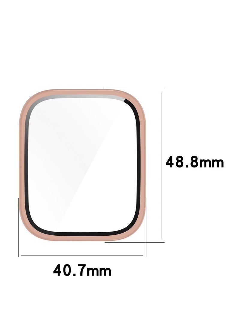 Generic - Compatible with Amazfit Bip5 Unity PC + Tempered Glass to Protect the Screen Anti/Fall All/Inclusive Watch Compatible with Amazfit Bip5 Unity (Transparent) - Image 1