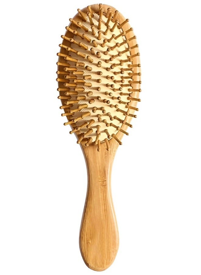 GlamKit Hair Comb Wooden Hair Comb, Natural Bamboo Hair Brush Detangling Brush Massage - Image 1