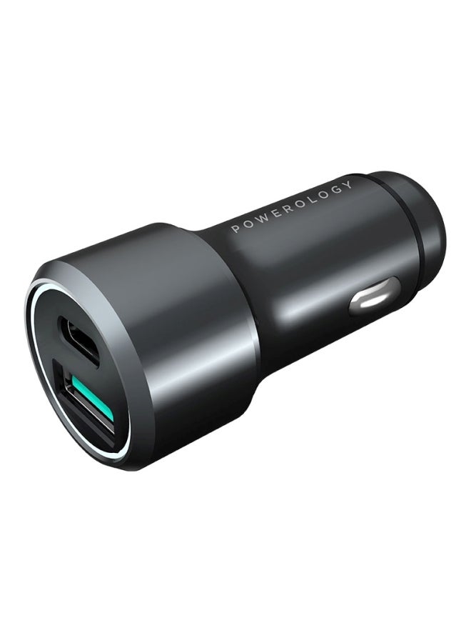 NIBEMINENT Aluminum Shell Ultra Fast Charging USB + Power Delivery Car Charger  - Image 1