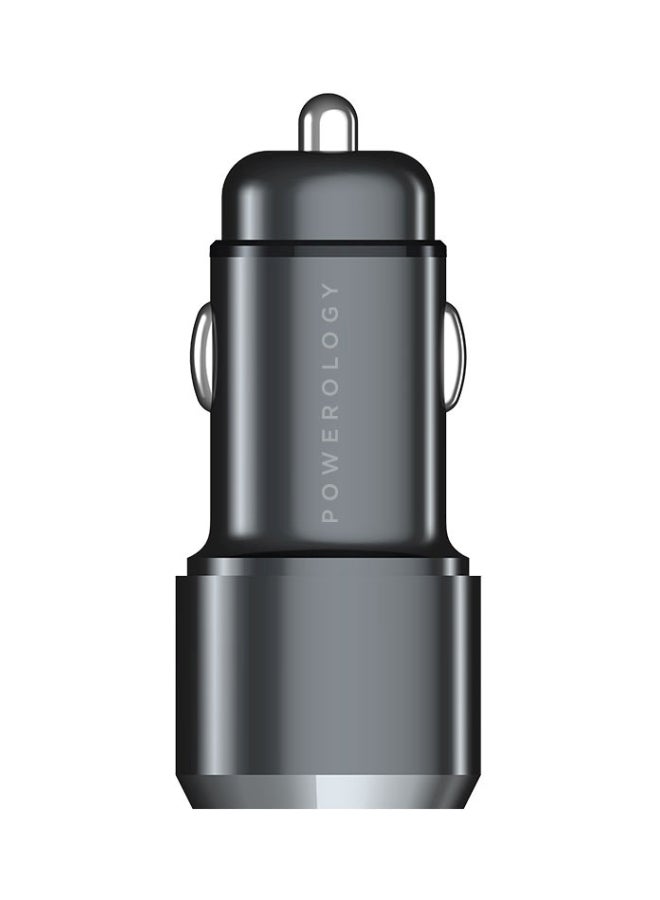 NIBEMINENT Aluminum Shell Ultra Fast Charging USB + Power Delivery Car Charger  - Image 3