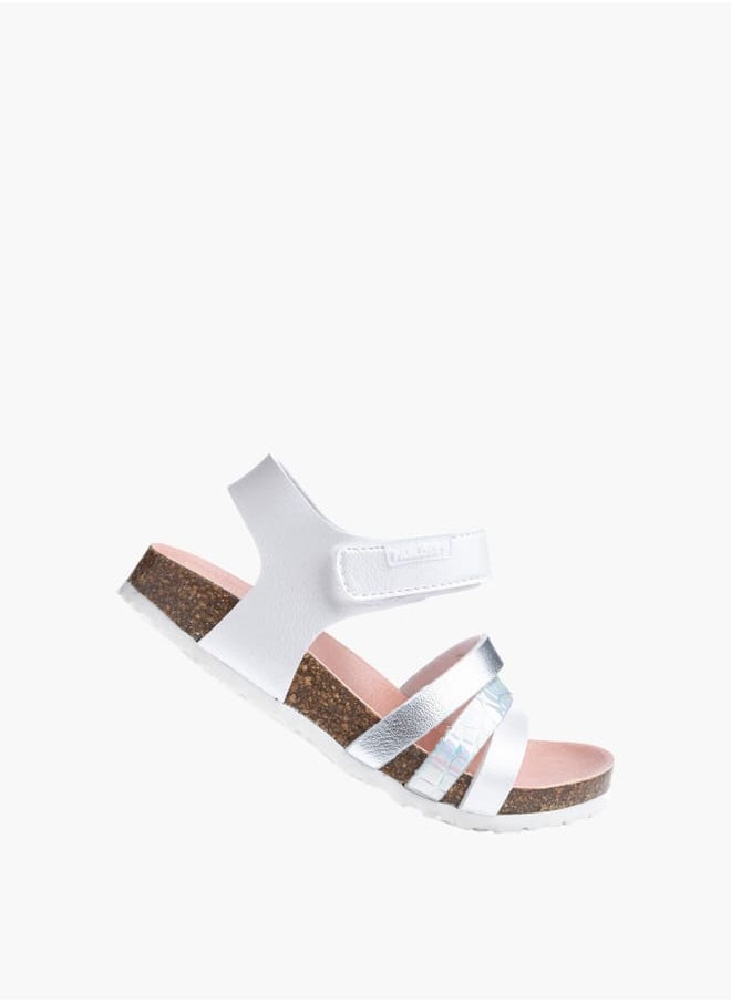 Pablosky Girls Strap Sandals With Hook And Loop Closure  - Image 5