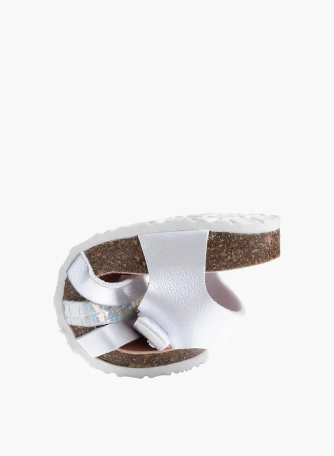Pablosky Girls Strap Sandals With Hook And Loop Closure