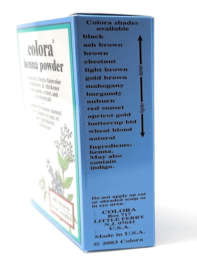Colora Henna Powder Ash Brown 2 Ounce - Pack Quantity: 1 - Image 3
