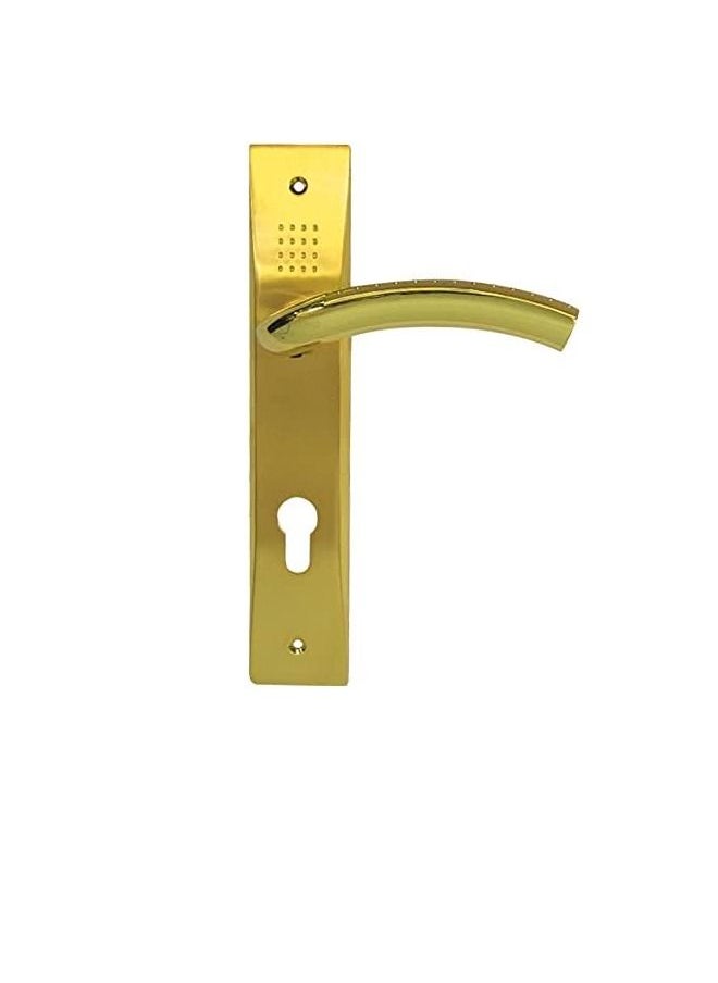 روبستلاين - Robustline- مجموعة قفل الباب (lockbody) مجموعة كاملة مع مقبض وقفل ذهبي اللون ذهبي 25 X 5 X 3cm - Image 1