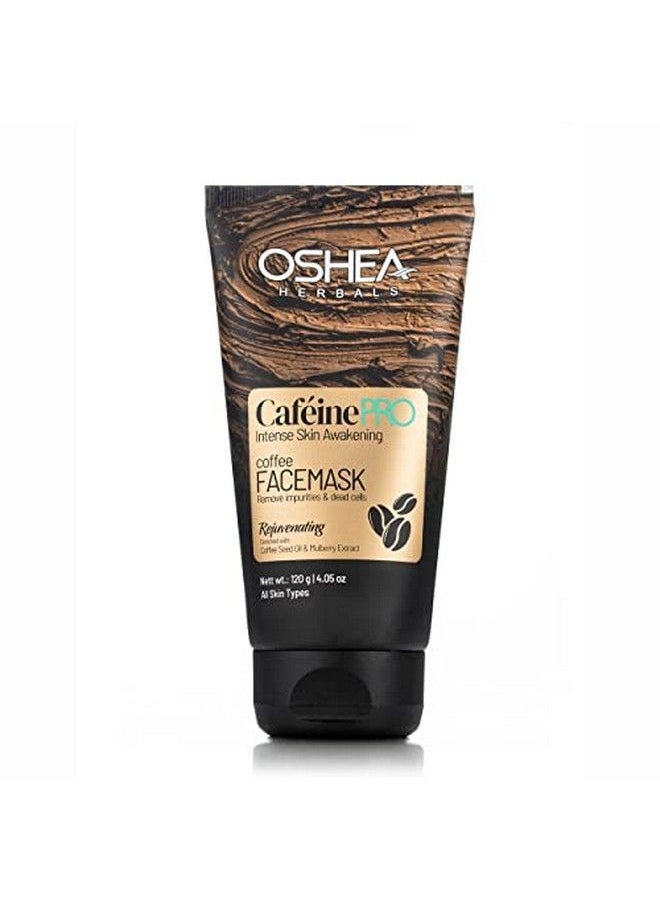 OSHEA - Herbals Cafeine Pro Coffee Face Mask For Hydrating & Nourising Dry Skin I Rejuvenating I Enriched With Coffee And Seed Oil 120Gm - Image 1