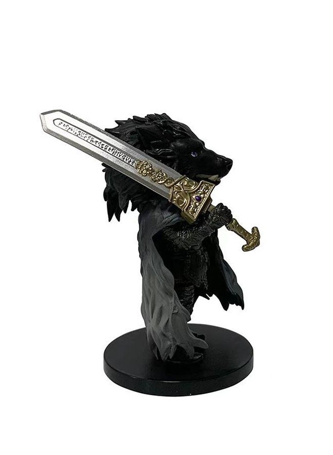 general Elden Ring Half-Wolf Blazer Doll Model Ornaments, Half-Wolf Blazer PVC Model Toy Decoration Collection Gifts - Image 5