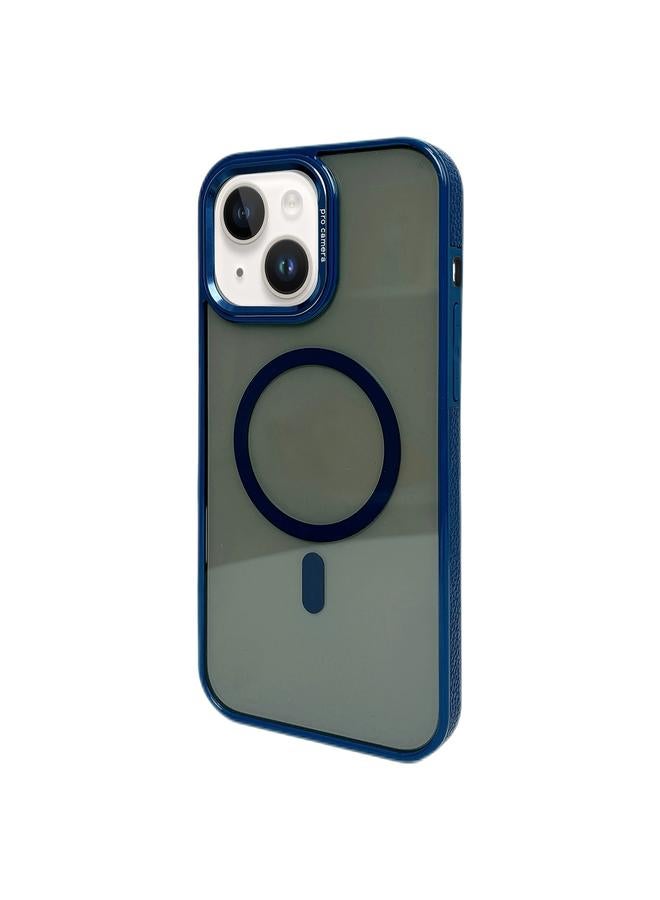 S-TOP Case For iPhone 14 Plus Metal Lens Frame MagSafe Phone Case - Image 1