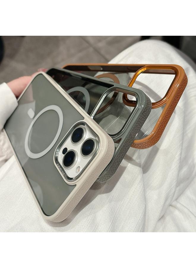 S-TOP Case For iPhone 14 Plus Metal Lens Frame MagSafe Phone Case - Image 4