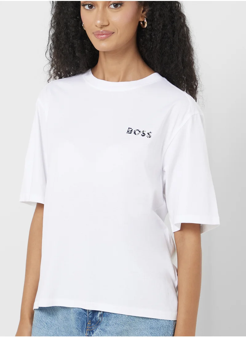 بوس Crew Neck T-Shirt