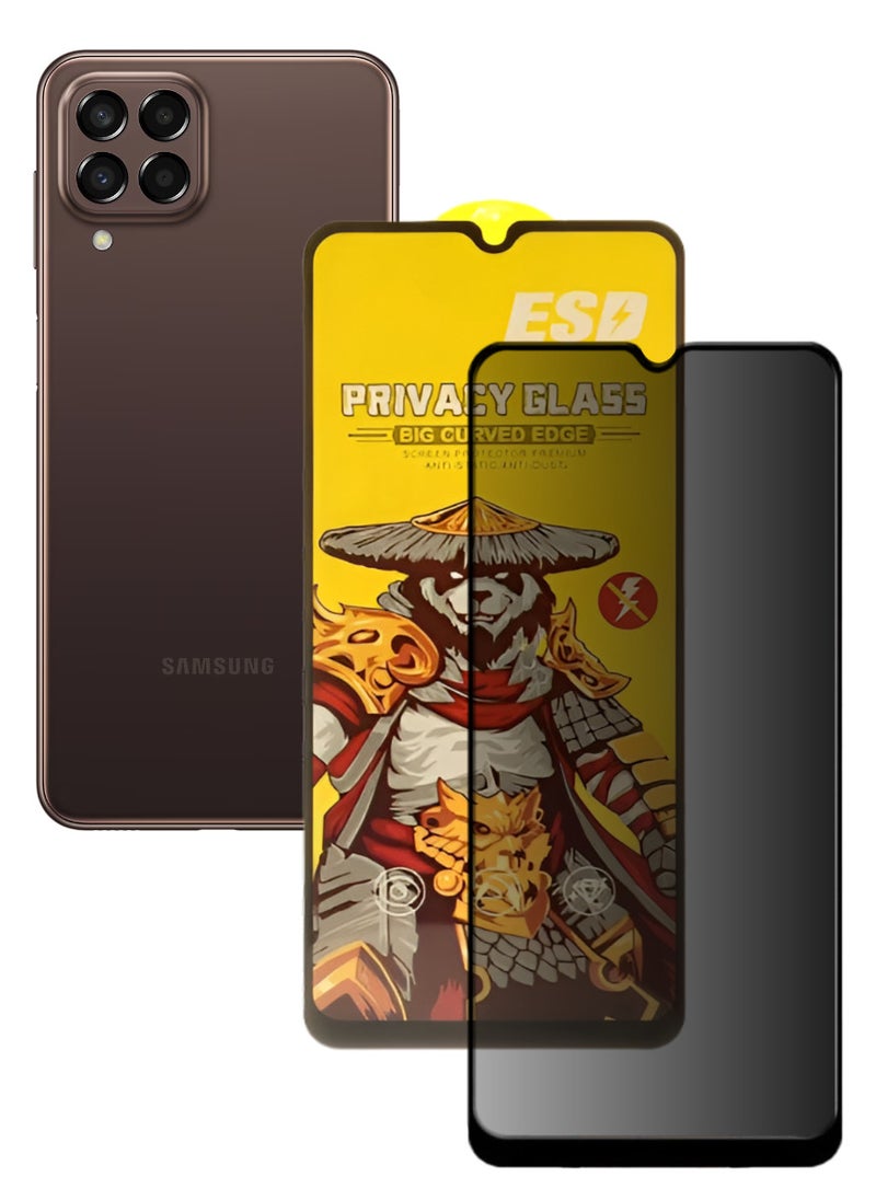 ESD Tempered Dustproof Privacy Glass Screen Protector Compatible For Samsung Galaxy M33 5G - Image 1