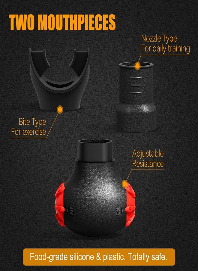 Sonmol Lung Trainer with 2 Mouthpieces, 6 Levels - Ideal for Sports - Image 2