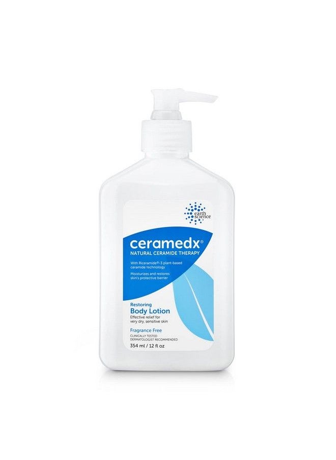 Ceramedx - Restoring Body Lotion | Natural Ceramide Lotion For Dry Sensitive Skin | Cruelty Free Vegan & Fragrance Free (12 Fl Oz) (2) - Image 1