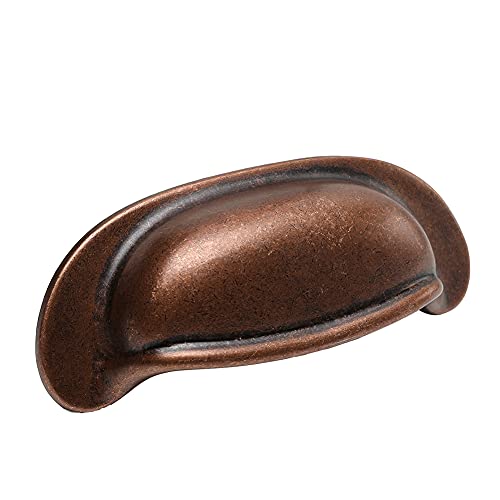 HARPOON 10 Pack Bin Cup Drawer Handles 2.5 Inch,Kitchen Cabinet Pulls Antique Copper - Image 2
