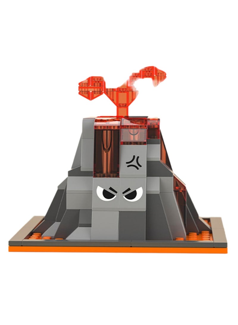 Grumpy Little Volcano Piggy Bank, Desktop Dinosaur Ornaments Building Blocks Toys, Children'S Educational Assembly Model Gifts - Image 1