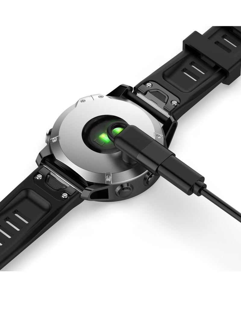 محول الشحن من نوع 90 درجة C إلى 4pin محول الشاحن من الإناث إلى الذكور متوافق مع Garmin Fenix7 7x 5s 6 6X 6S Pro (نوع C) - Image 3