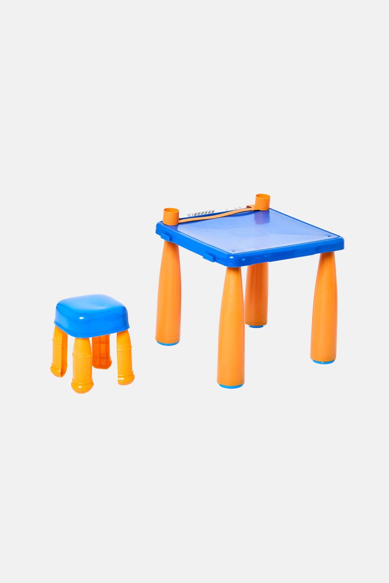 Hot Wheels Coloring Table With Stool, Multicolor  - Image 4