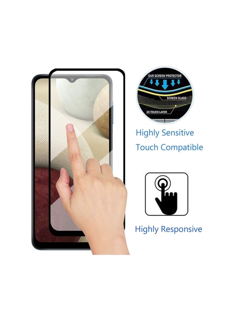 Samsung Galaxy A12 / A32 5G Screen Protector Glass Full Glue Tempered Screen Guard Anti-Fingerprints Shatter-Resistant - Image 3