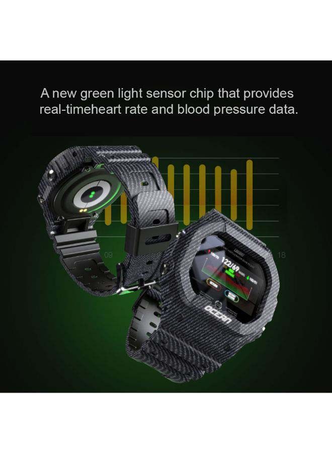 NIBEMINENT IP68 Waterproof Smart Watch Red/Black - Image 2