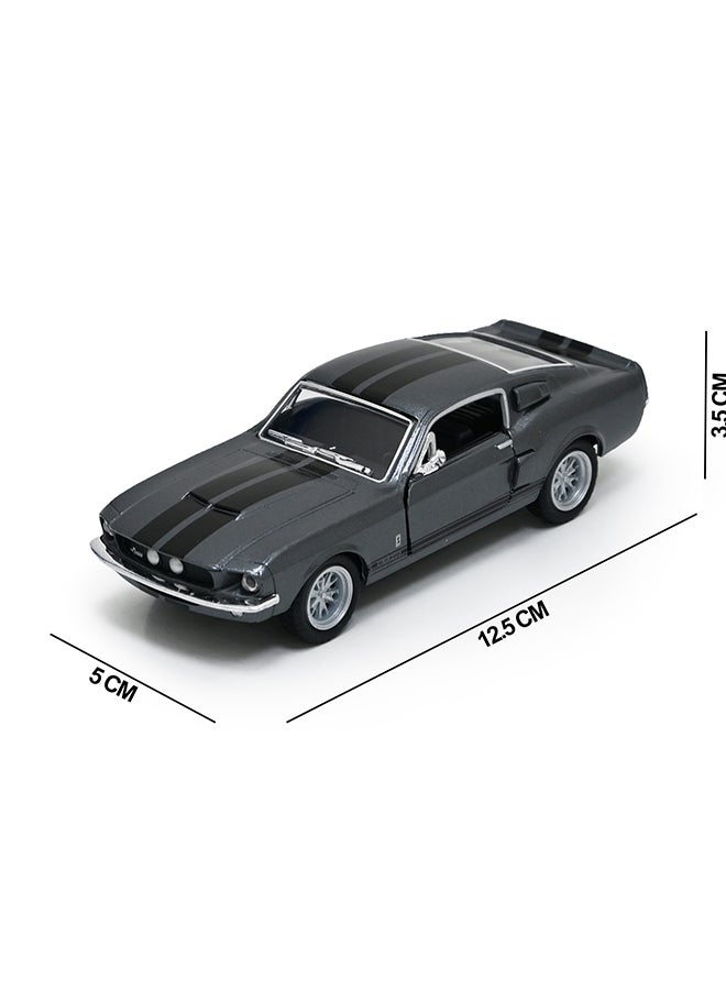 Kinsmart سيارة نموذجية مصنوعة من المعدن Kinsmart 1:38 1967 Shelby GT500 – سيارة لعبة قابلة للسحب للأطفال وجامعي التحف - Image 4
