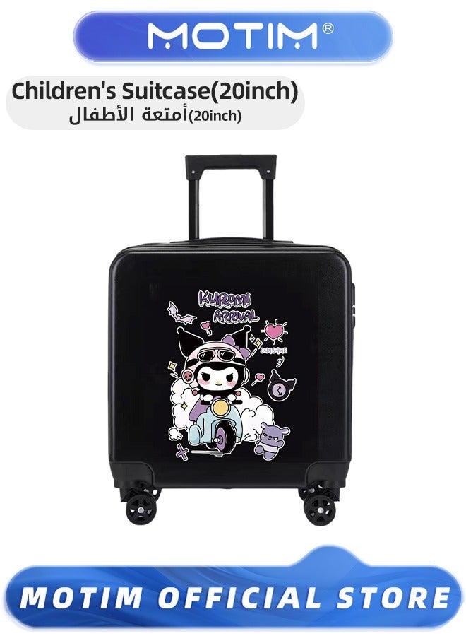 Motim Travel Luggage Carry-On Luggage Kid's Luggage 20 inch Small Luggage with Spinning Wheels Cartoon Suitcase - Image 1