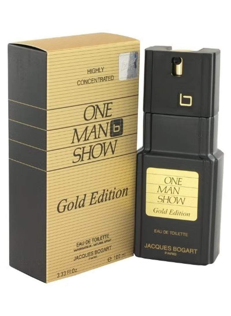 One Man Show Gold Eau De Toilette For Men 3.4Oz 100Ml