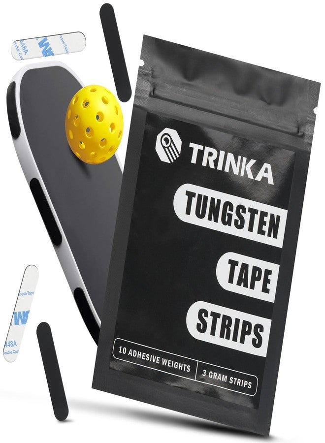 TRINKA 10pcs 3g Tungsten Tape Strips for Pickleball Paddle Weights Customization - Image 1