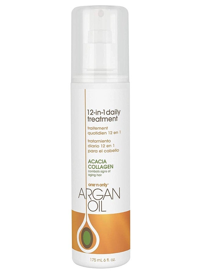 One N Only One 'n Only Argan Oil 12-in-1 Daily Treatment, Lightweight, Helps Control Frizz, Smooths, Detangles, Moisturizes, Strengthens and Adds Body to Dry, Damaged Hair, 6 Fl. Oz - Image 1