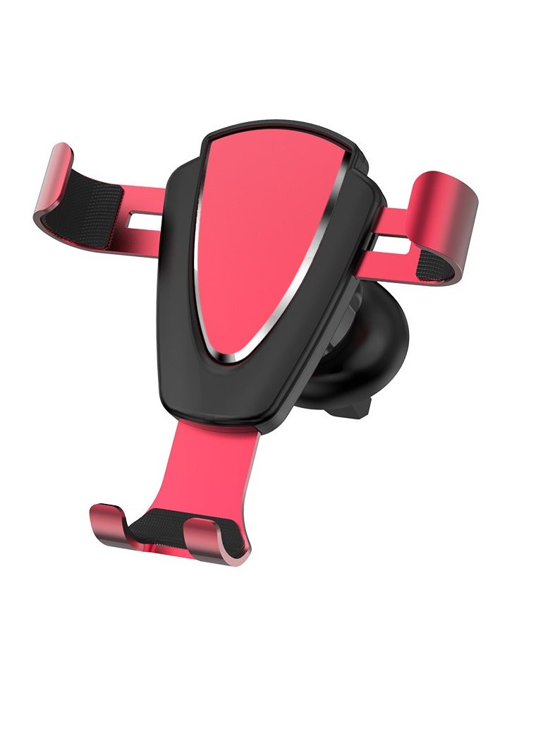 KUYING Creative mobile phone in car sensing gravity bracket, air outlet, universal metal car navigation mobile phone bracket customization  - Image 1
