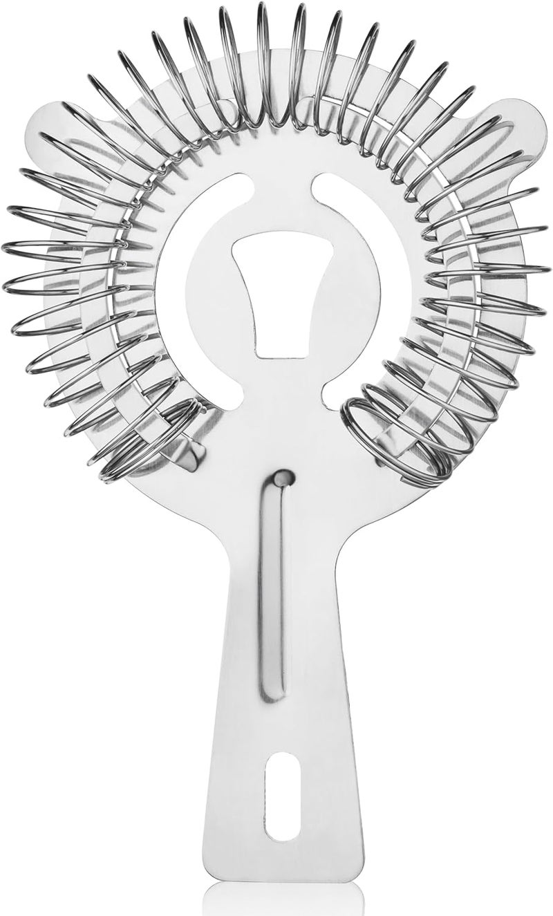 True Hawthorne Strainer, Stainless Steel Strainer, Cocktail Strainer for Drinks, Martini Strainer, Strainer for Bartending, Bar Accessories, Bar Tools - Image 1
