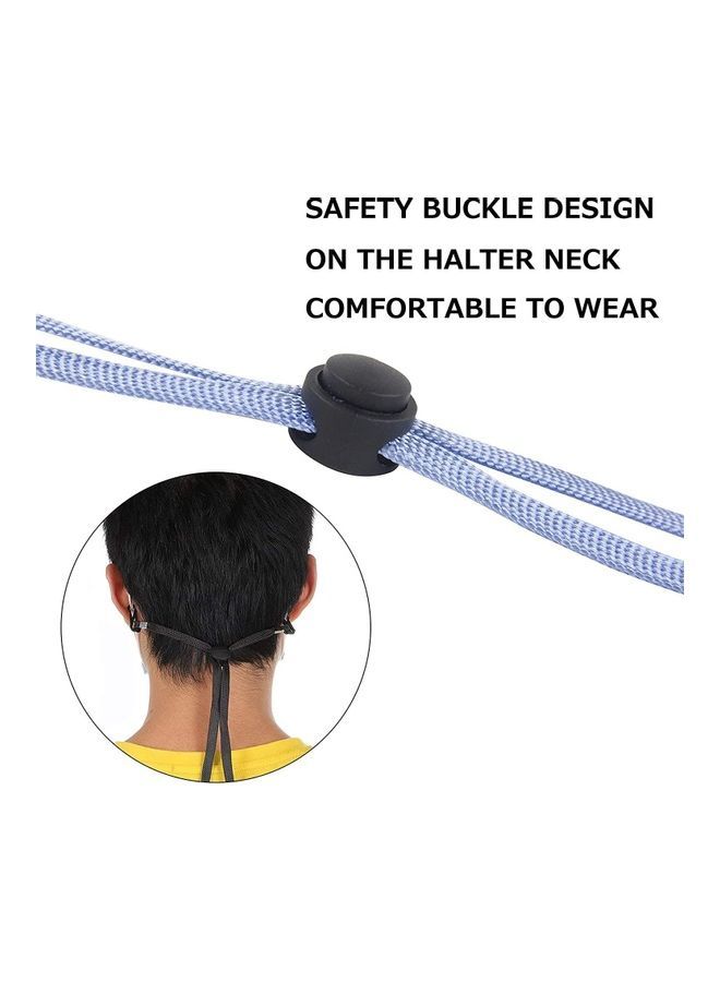 NIBEMINENT 5 Pieces Face Masks Lanyard Strap, Cover Extend Rope colors