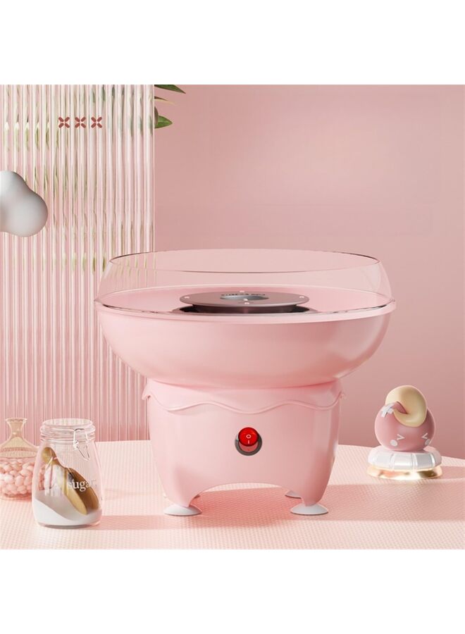 Cotton Candy Machine, Pink Vintage Candy Machine for Christmas Gifts, Family, Birthday Family Party, Includes Bamboo Sticks Sugar Sugar Spoon Colorful Sticks - Image 2