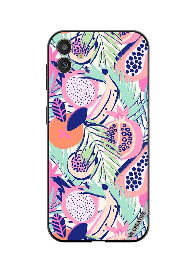 VR CREATIVE Protective Case Cover For Samsung Galaxy M13 5G Abstract Dragon Fruit Design Multicolour - Image 1