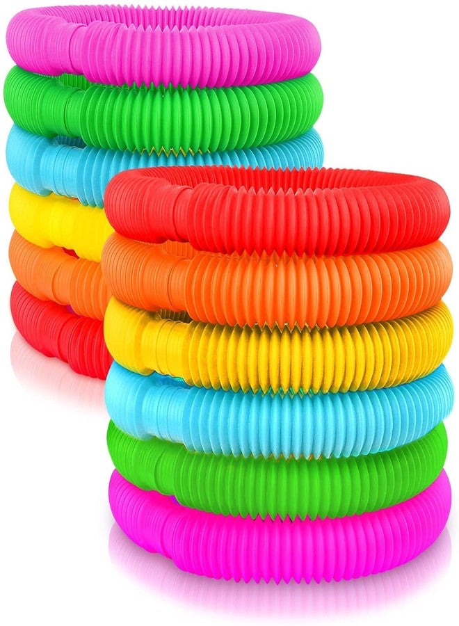 MaxxIc Laboratories Pop Tube Toys for Kids | Pop It Music Pipe Stress & Anxiety Relief | Sensory Bendable Stimming Toy | Adjustable Multicolored Set of 6 - Image 3