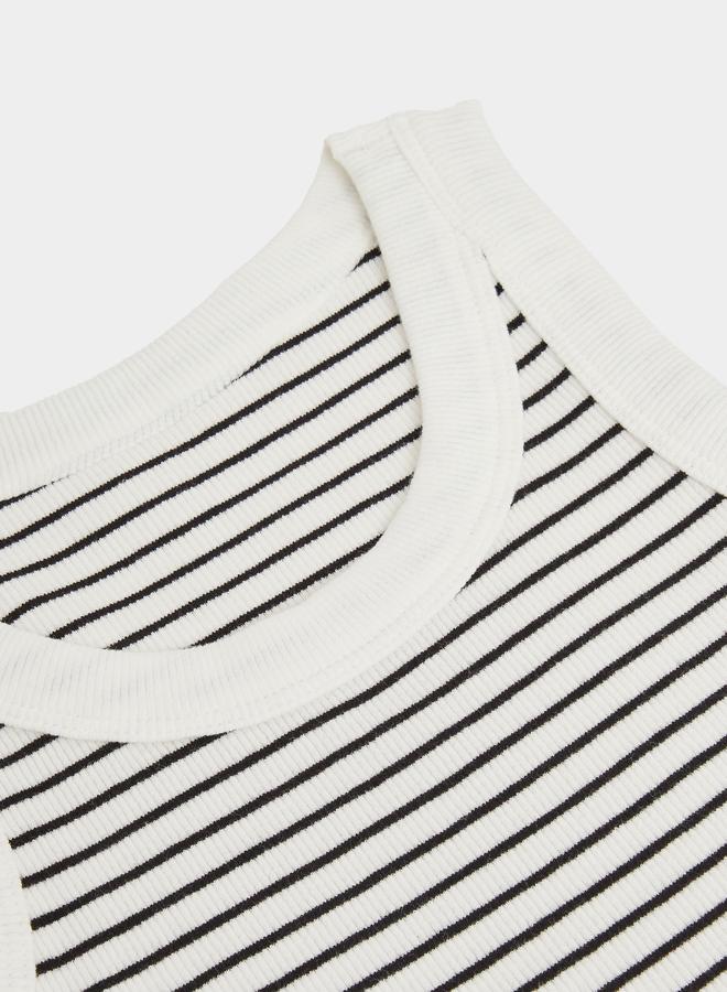 ستايلي فيست قطن مخطط - Image 3