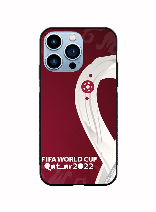 VR CREATIVE Protective Case Cover For Apple iPhone 14 Pro Max Qatar World Cup Design Multicolour - Image 1